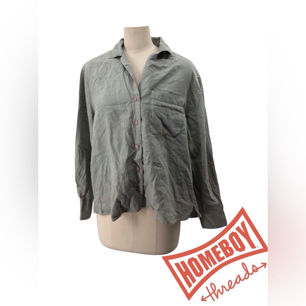 Fiorucci Casual‎ Gray Button Down Shirt
